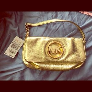 Gold Michael Kors Handbag NWT